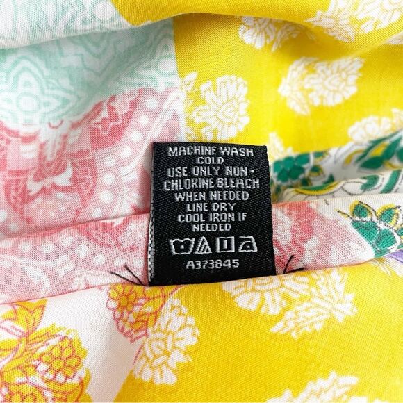 Tolani Collection Raelyn Patchwork Boho Kimono Swim CoverUp Size LP Large Petite - Picture 12 of 13